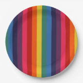 Regenbogen Pappteller (Vorderseite)