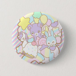 Regenbogen-Parade-Button Button