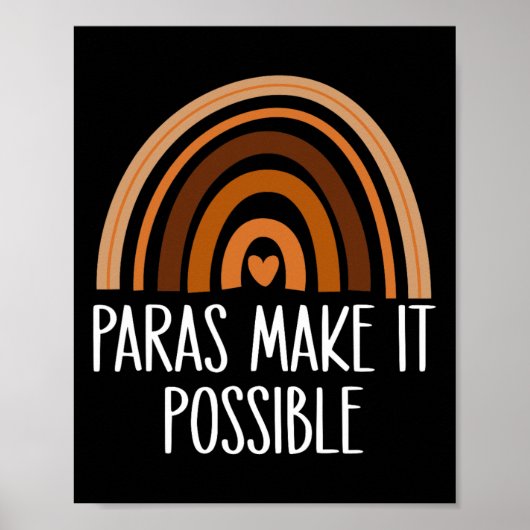 Regenbogen Paras machen es möglich Paraprofessione Poster (Vorne)