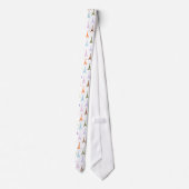 Regenbogen-Paris-Eiffelturmmuster Krawatte (Rückseite)
