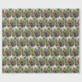 Regenbogen-Parrots tropische Maca Geschenkpapier (Flach)