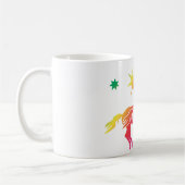 Regenbogen Pferde Kaffeetasse (Links)