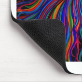 Regenbogen-Pferdekopf Mousepad (Ecke)