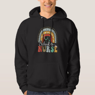 Regenbogen Pflege 1. Schultag Schulkrankenschweste Hoodie