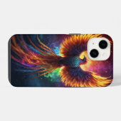 Regenbogen-Phönix iPhone Hülle (Rückseite (Horizontal))