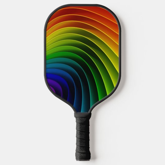 Regenbogen Pickleball Schläger (Vorderseite)