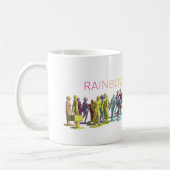 Regenbogen-Pilgerfahrt-Leute Kaffeetasse (Links)