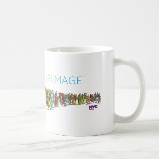 Regenbogen-Pilgerfahrt-Leute Kaffeetasse (Rechts)