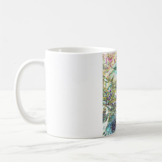 Regenbogen-Pilz Kaffeetasse (Links)