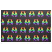 Regenbogen-Pinguine, die Hände halten Stoff (Fat Quarter (45,7 x 55,9 cm))