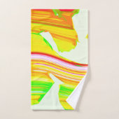 Regenbogen-Pinsel Badhandtuch Set (Handtuch)