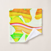Regenbogen-Pinsel Badhandtuch Set (Waschlappen)