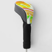 Regenbogen-Pinsel Golf Headcover (angewinkelt)