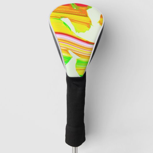 Regenbogen-Pinsel Golf Headcover (Vorderseite)