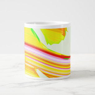 Regenbogen-Pinsel Jumbo-Tasse