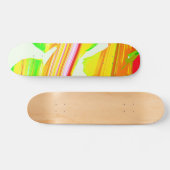 Regenbogen-Pinsel Skateboard (Horizontal)