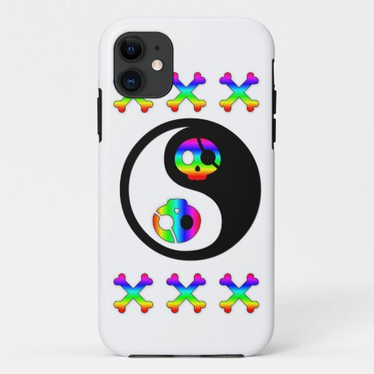 Regenbogen-Pirat Yin Yang iphone 5 Fall Case-Mate iPhone Hülle (Rückseite)