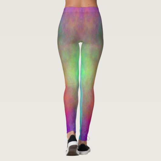Regenbogen-Plasma 3 Leggings (Rückseite)