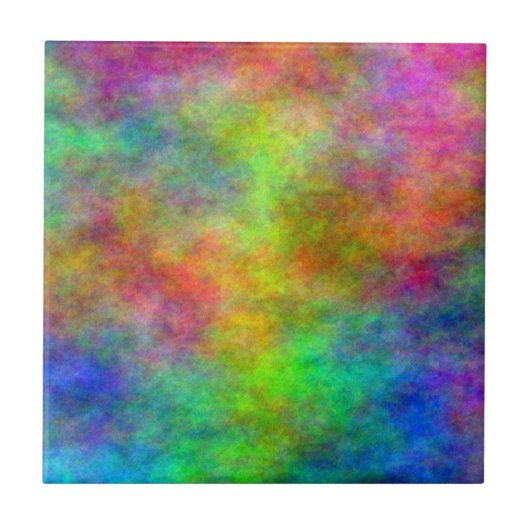 Regenbogen-Plasma-Keramik-Fliese Fliese (Vorderseite)