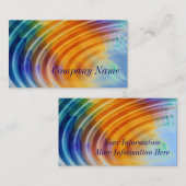 Regenbogen plätschert Visitenkarten Visitenkarte (Vorne/Hinten)