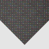 Regenbogen-Polka-Punkt-Weihnachtslichter Seidenpapier (Ausschnitt)