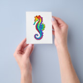 Regenbogen-Polygonal-Seepferdchen Flyer (Gruppe)
