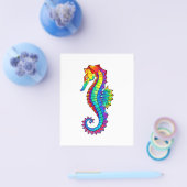 Regenbogen-Polygonal-Seepferdchen Flyer (Einzeln)