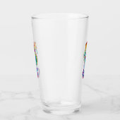 Regenbogen-Polygonal-Seepferdchen Glas (Rechts)