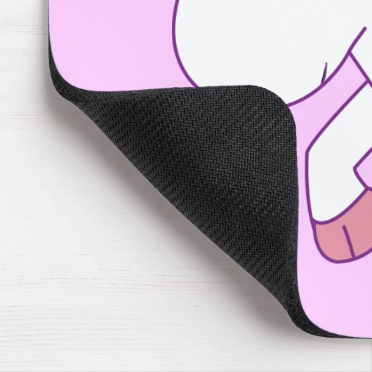 Regenbogen-Pony Mousepad (Ecke)