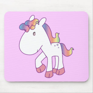 Regenbogen-Pony Mousepad