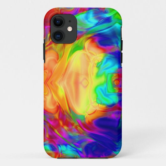 Regenbogen-Pool iPhone Fall Case-Mate iPhone Hülle (Rückseite)