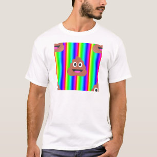 Regenbogen-Poop-Emoji T-Shirt