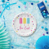 Regenbogen Pop Two Cool 2. Geburtstag Pappteller (Party)