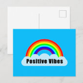 REGENBOGEN - Positive Vibes Postkarte (Vorne/Hinten)