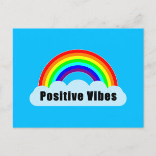 REGENBOGEN - Positive Vibes Postkarte