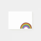Regenbogen Post-it Klebezettel (Vorderseite)