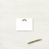 Regenbogen Post-it Klebezettel (Auf Schreibtisch)