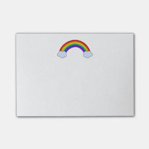 Regenbogen Post-it Klebezettel