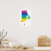 Regenbogen Poster (Küche)