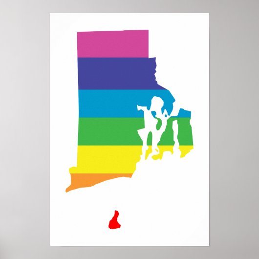 Regenbogen Poster (Vorne)