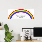 Regenbogen, Poster (Heimbüro)