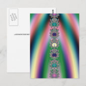 Regenbogen Postkarte (Vorne/Hinten)