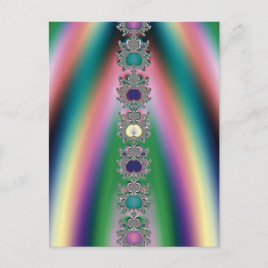 Regenbogen Postkarte (Vorderseite)