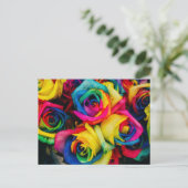 Regenbogen Postkarte (Stehend Vorderseite)