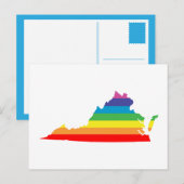 Regenbogen Postkarte (Vorne/Hinten)