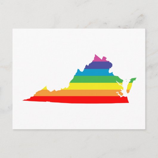 Regenbogen Postkarte (Vorderseite)
