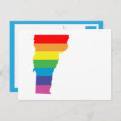 Regenbogen Postkarte (Vorne/Hinten)