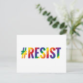 Regenbogen Postkarte (Stehend Vorderseite)