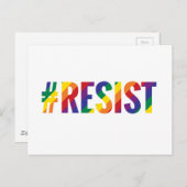 Regenbogen Postkarte (Vorne/Hinten)