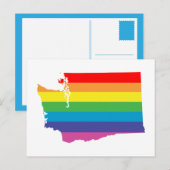 Regenbogen Postkarte (Vorne/Hinten)